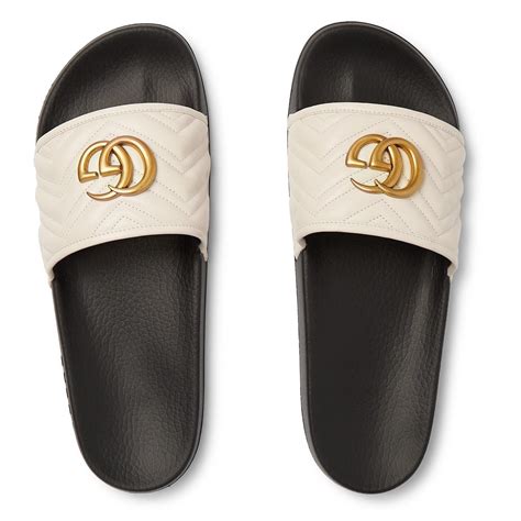 cheap white gucci flip flops